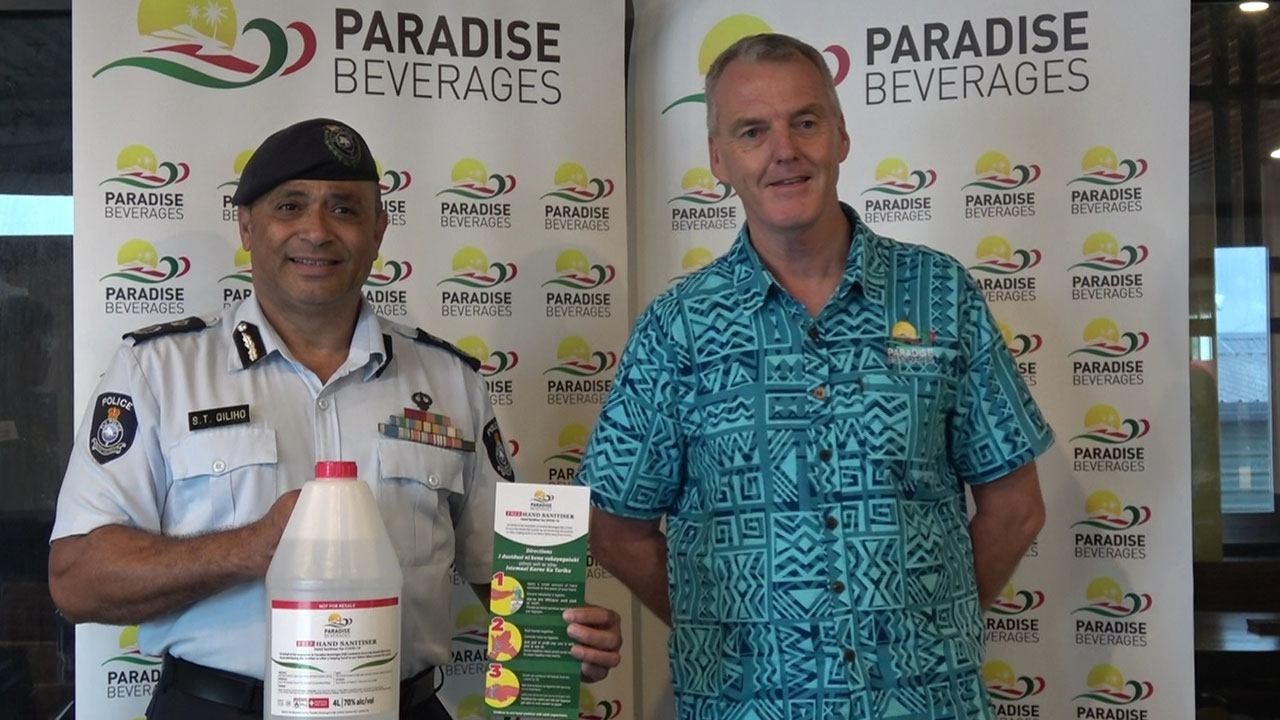 Fiji Police Force receives hand sanitizers     FBC News