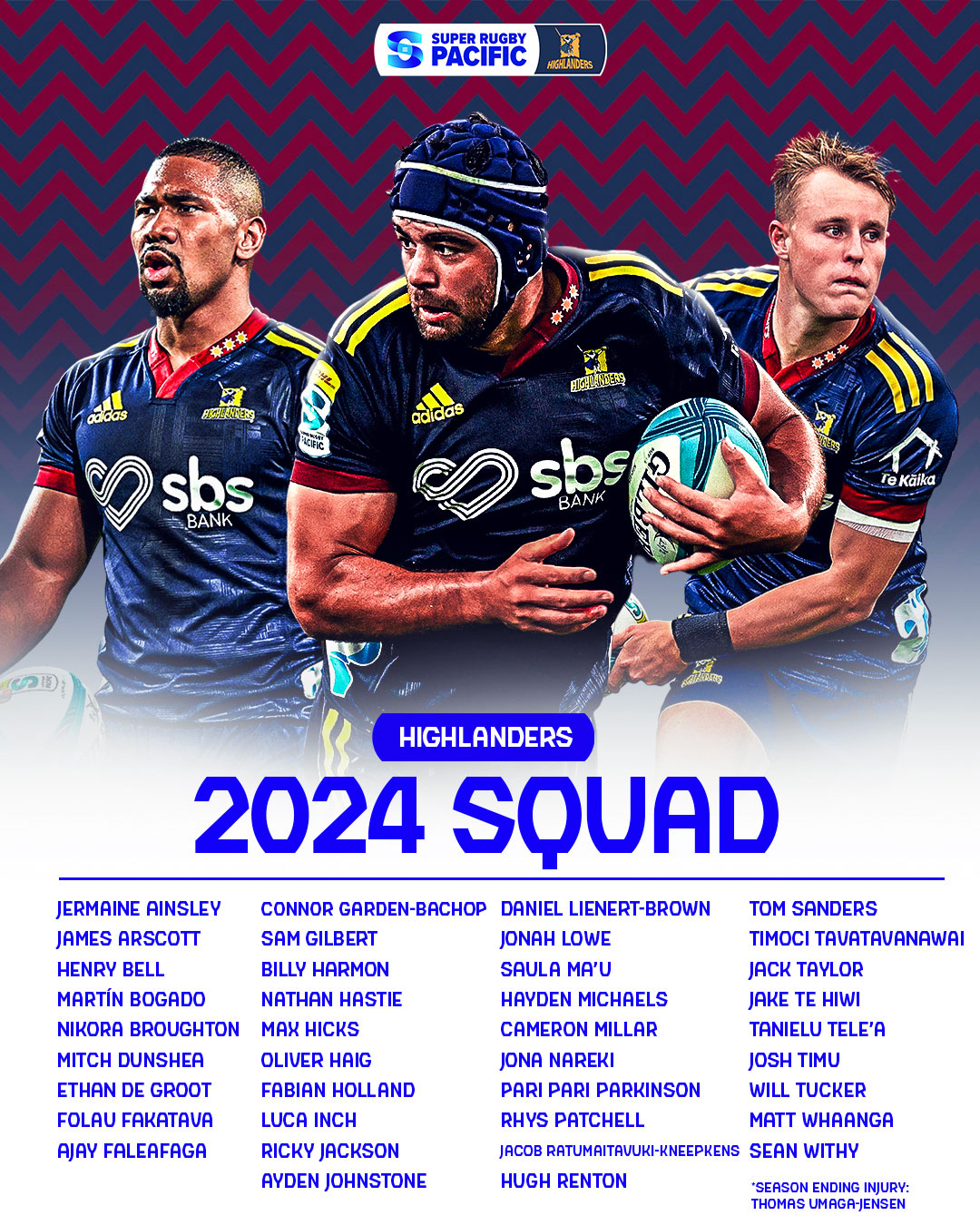 Nareki, Tavatavanawai named in Highlanders squad – FBC News