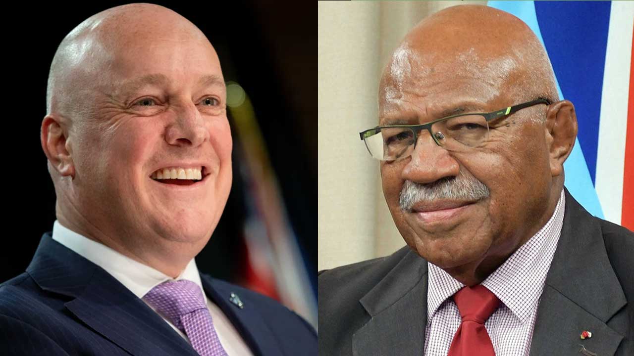 新西兰总理与拉布卡总理举行会谈 – FBC 新闻