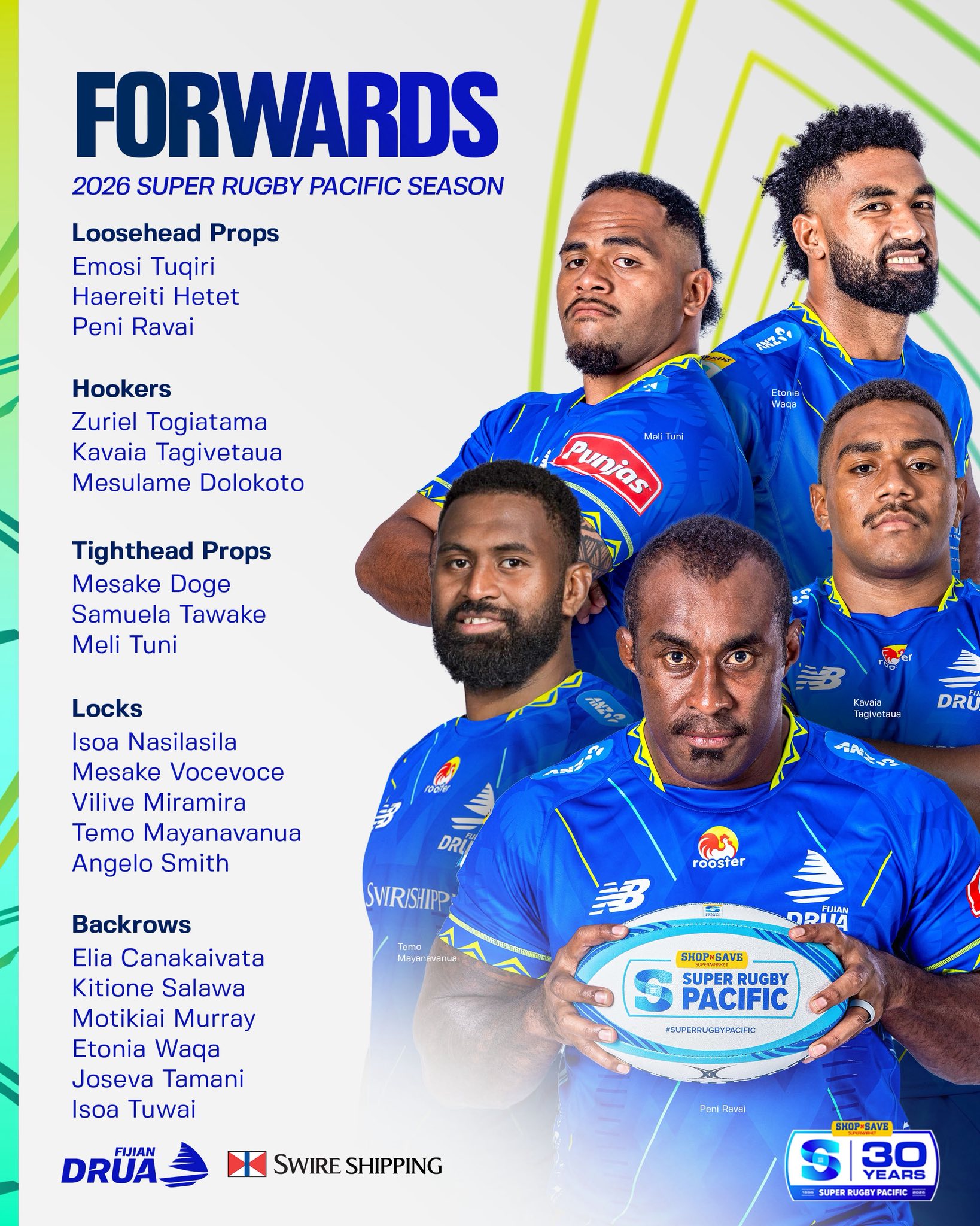 Fijian Drua 2026 squad unveiled – FBC News